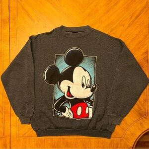 VTG Disney Jerry Leigh Mickey Unlimited Mickey Graphic Oversized Sweatshirt XL
